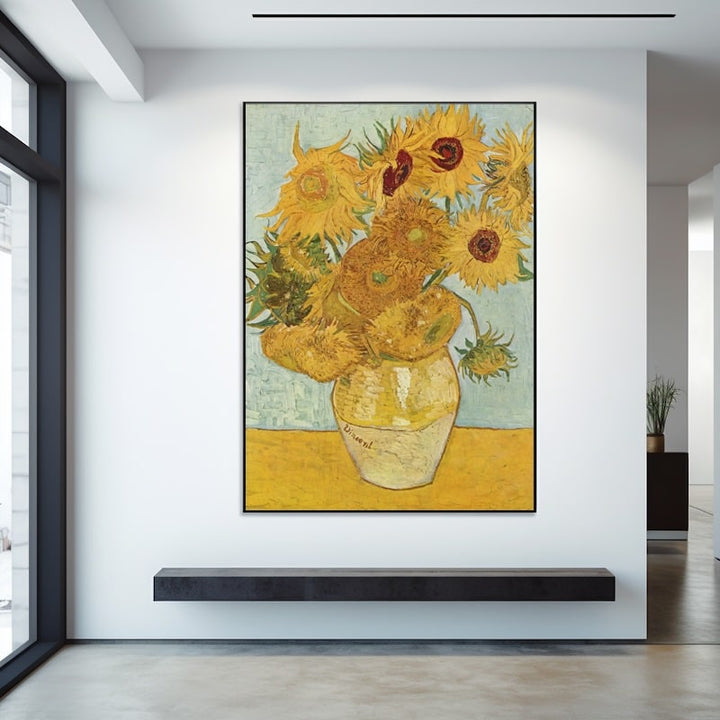 Tableau Tournesol de Van Gogh, art mural décoration nature