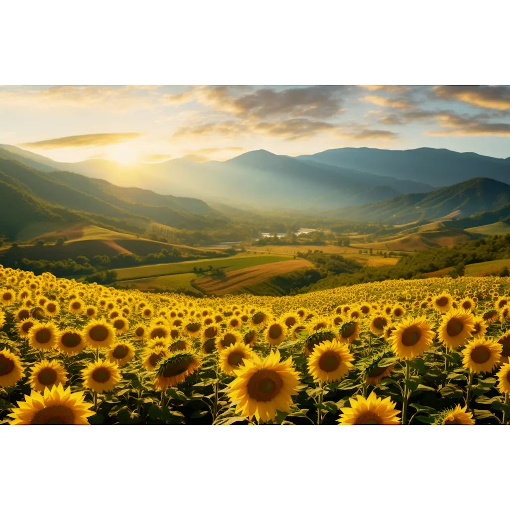 Tableau Tournesol Paysage