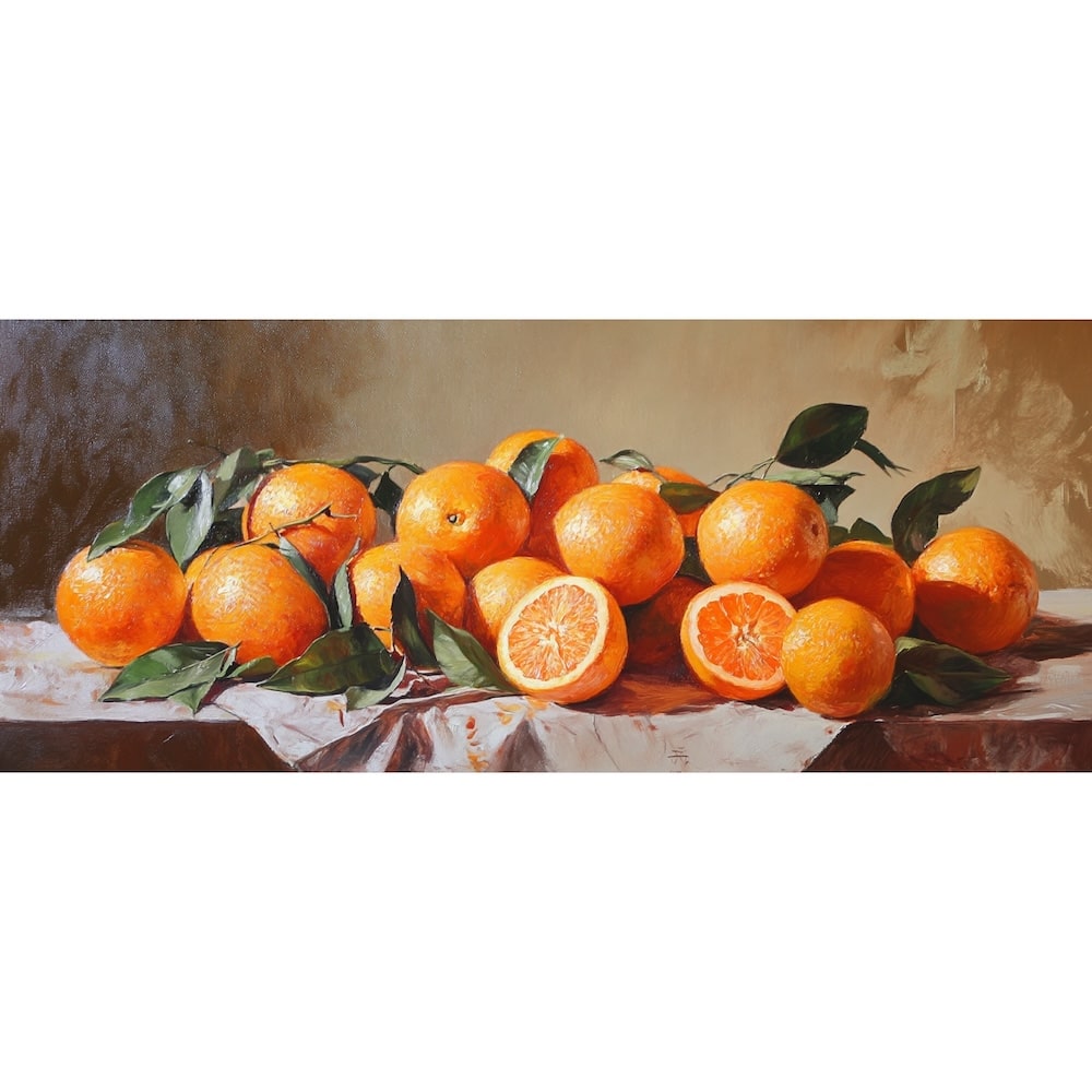 Tableau Triptyque Oranges