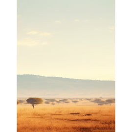 Tableau Triptyque Savane, art mural décoration nature, vue 4