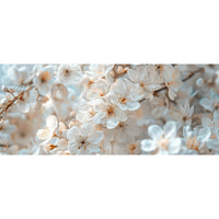 Thumbnail for Tableau Triptyque de Fleurs Blanches