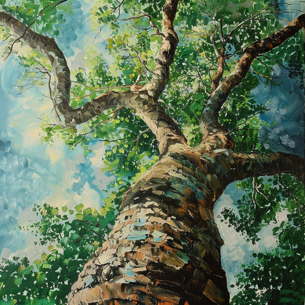 Tableau Tronc D'Arbre, art mural décoration nature