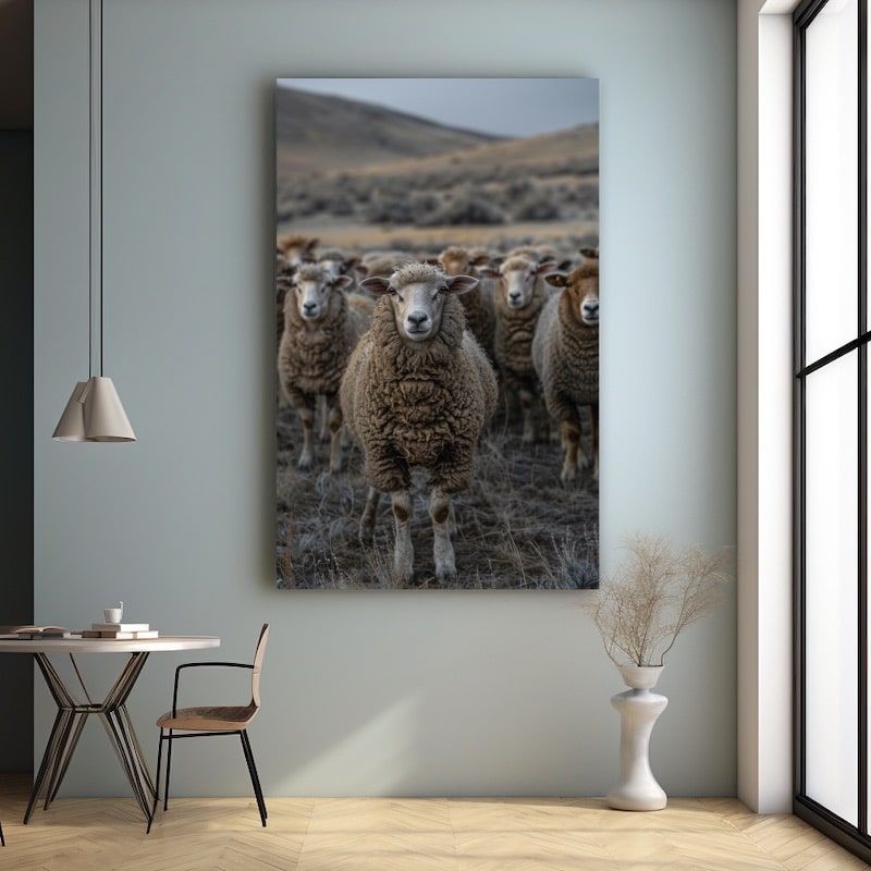 Tableau Troupeau De Moutons