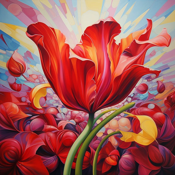 Tableau Tulipe Contemporain