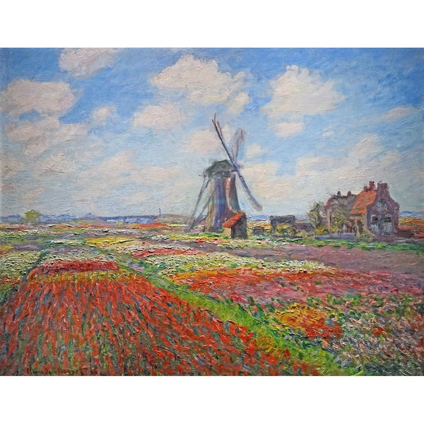 Tableau de Tulipes Monet, art mural décoration nature