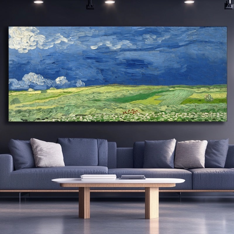 Tableau Van Gogh Champ