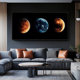 Tableau Venus et Mars, art mural décoration nature