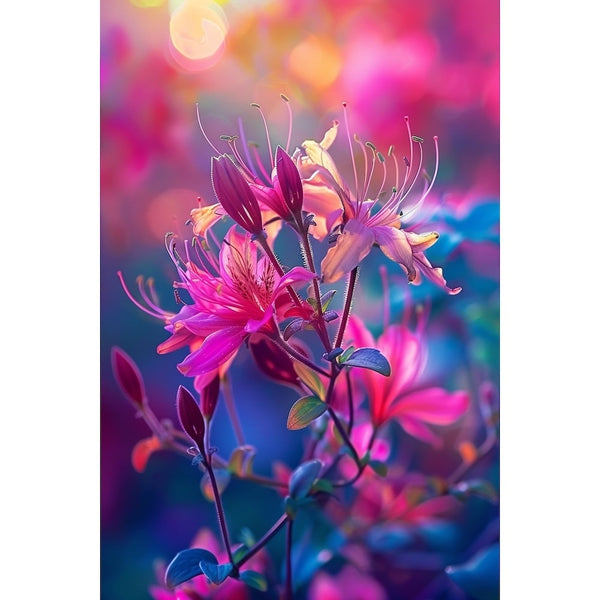 Tableau Vertical de Fleurs