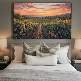Tableau Vignes, art mural décoration nature