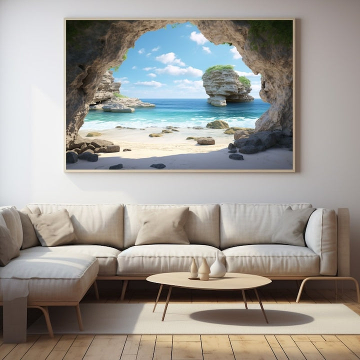 Tableau Vue sur Mer, art mural décoration nature