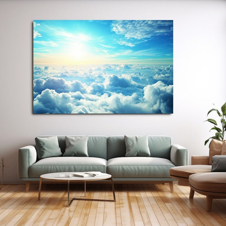 Tableau Vue du Ciel, art mural décoration nature