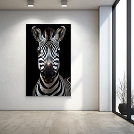 Tableau Zèbre Noir