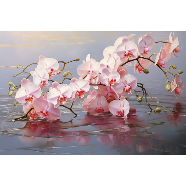 Tableau Zen Design Orchidée Rose