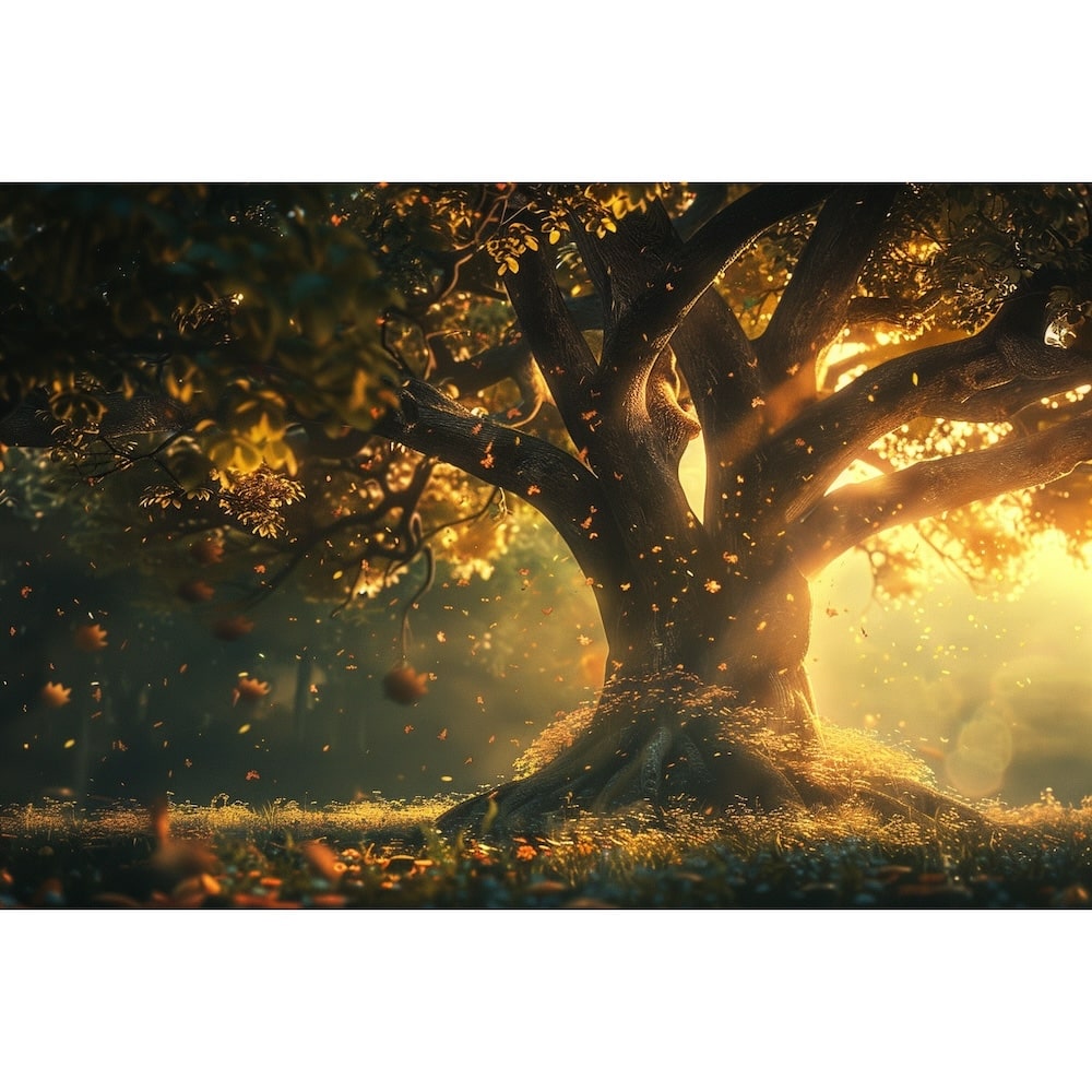 Tableau Arbre Magique, art mural décoration nature