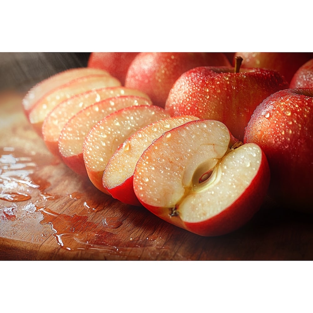 Tableau avec Pommes Coupées