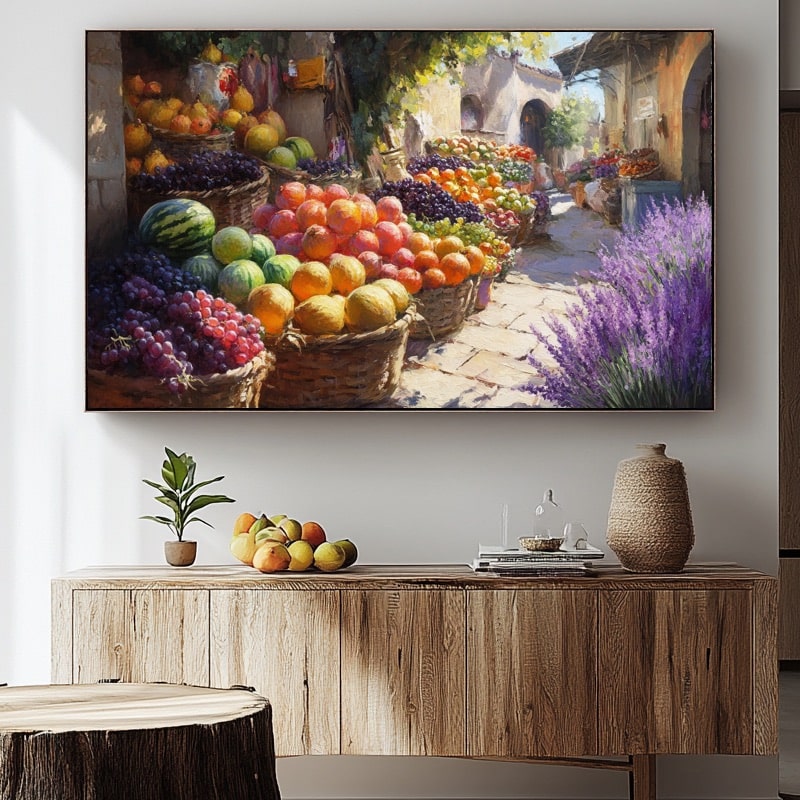 Tableau avec des Fruits