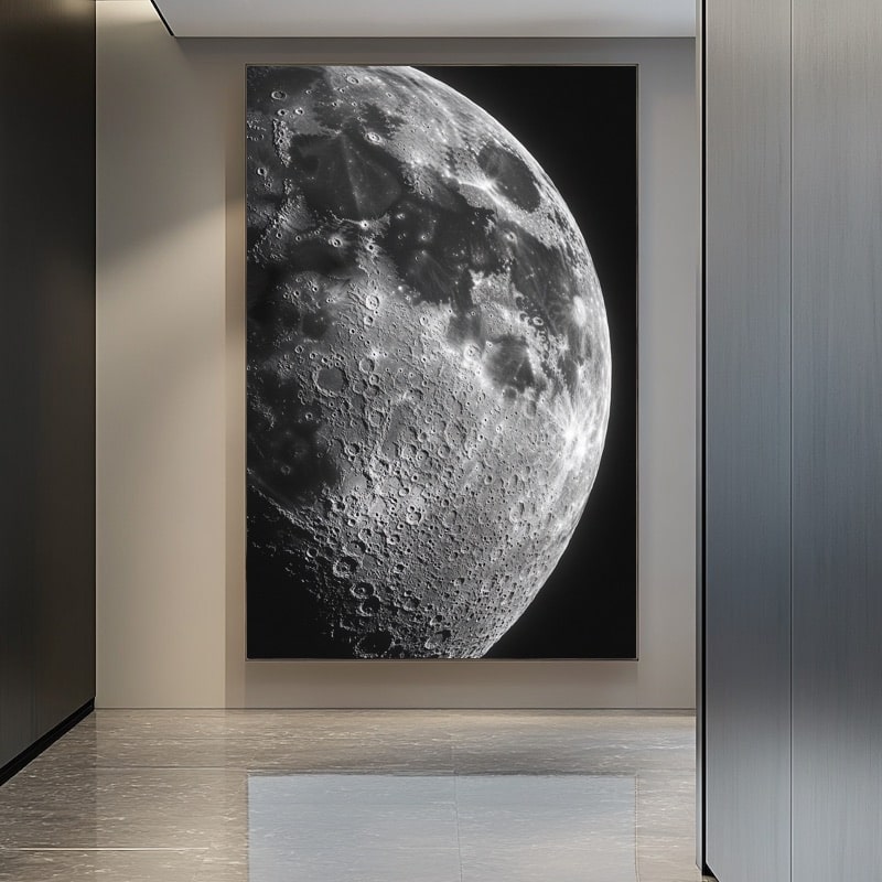 Tableau avec la Lune