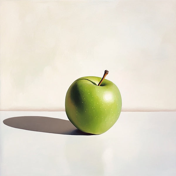 Tableau avec Pomme Verte, art mural décoration nature
