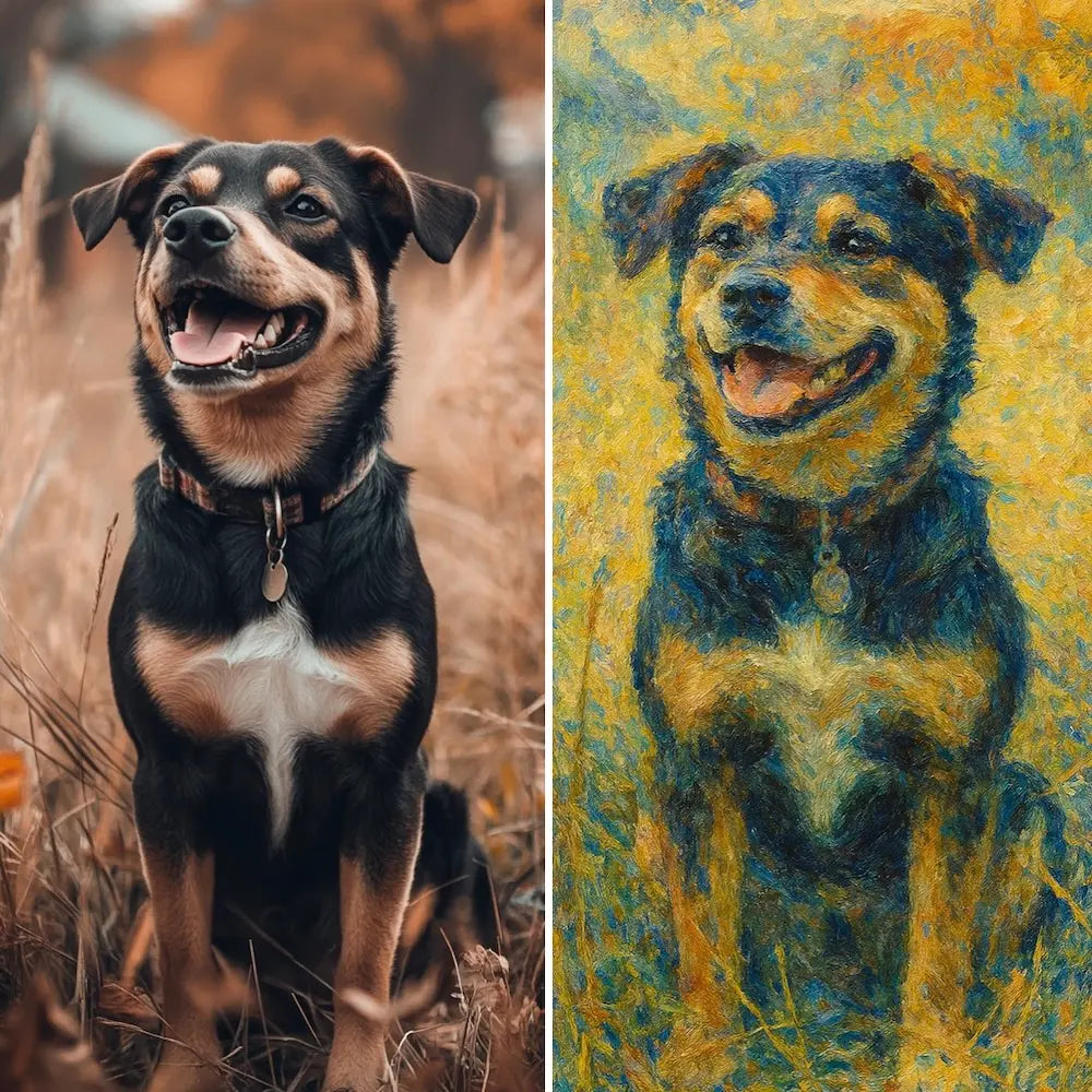 Tableau chien personnalisé