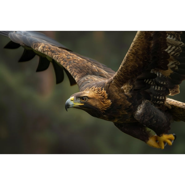 Tableau Aigle, art mural décoration nature, vue 2
