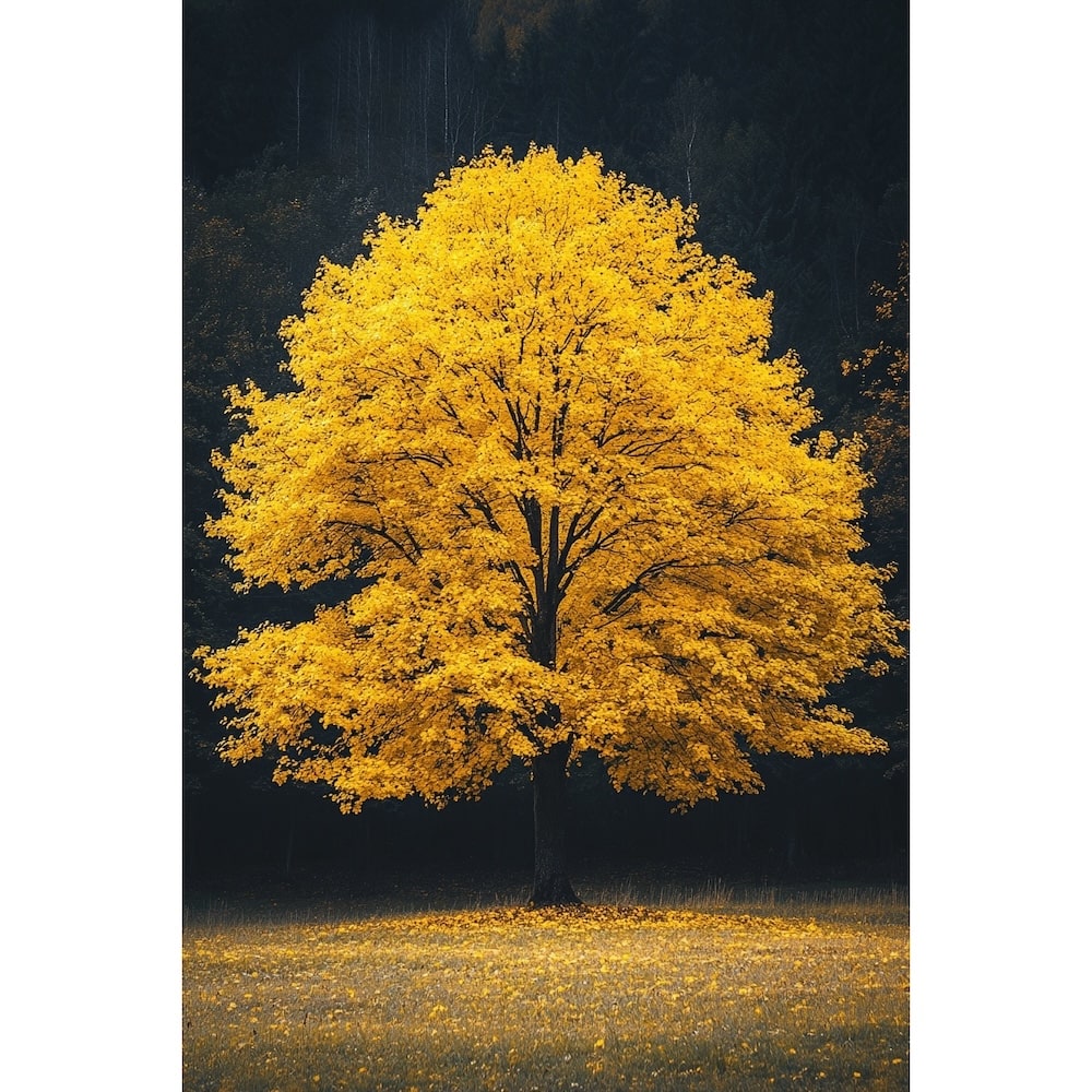 Tableau Arbre Automne, art mural décoration nature