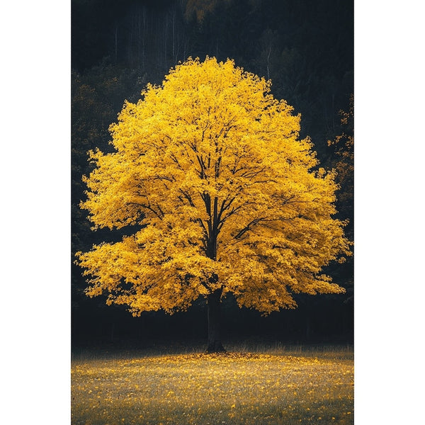 Tableau Arbre Automne, art mural décoration nature