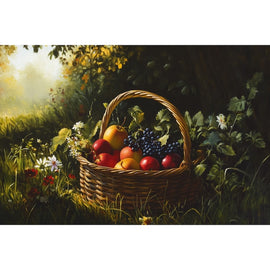 Tableau de Panier, art mural décoration nature