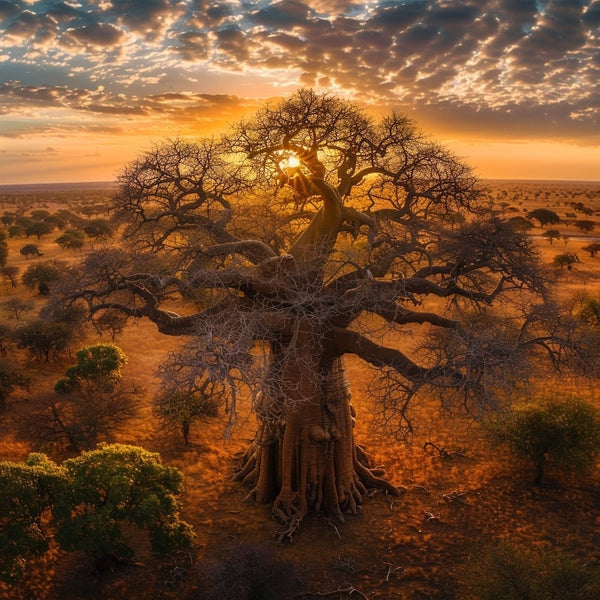 Tableau Baobab, art mural décoration nature