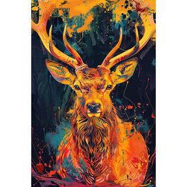 Tableau Cerf Design, art mural décoration nature