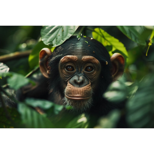 Tableau Chimpanzé, art mural décoration nature