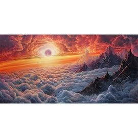 Tableau Ciel Nuageux, art mural décoration nature