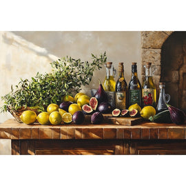 Tableau Cuisine Fruits et Légumes, art mural décoration nature