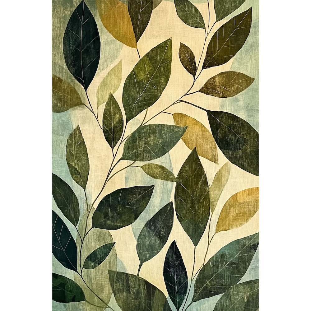 Tableau Feuillage, art mural décoration nature