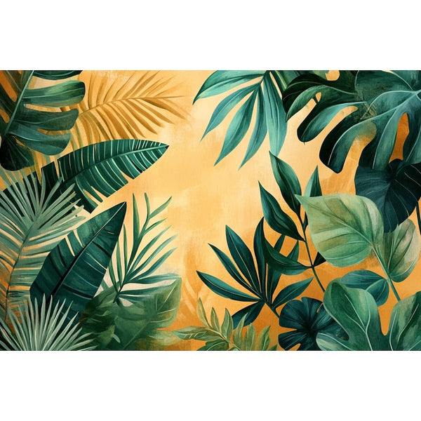 Tableau Feuillage Exotique, art mural décoration nature