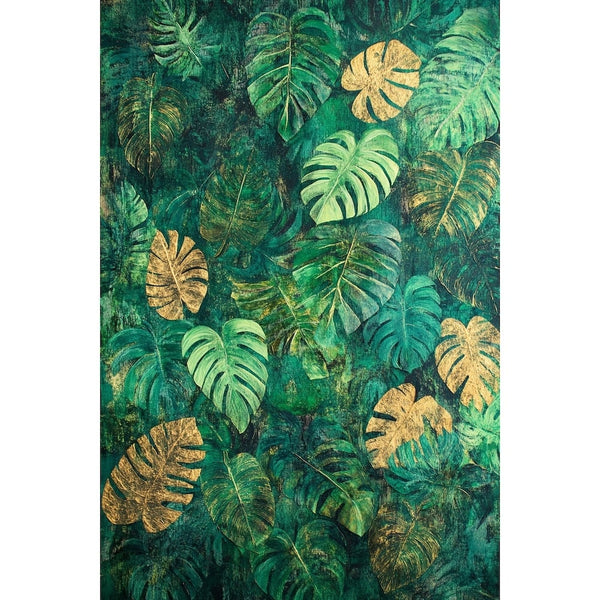 Tableau Feuillage Vert, art mural décoration nature