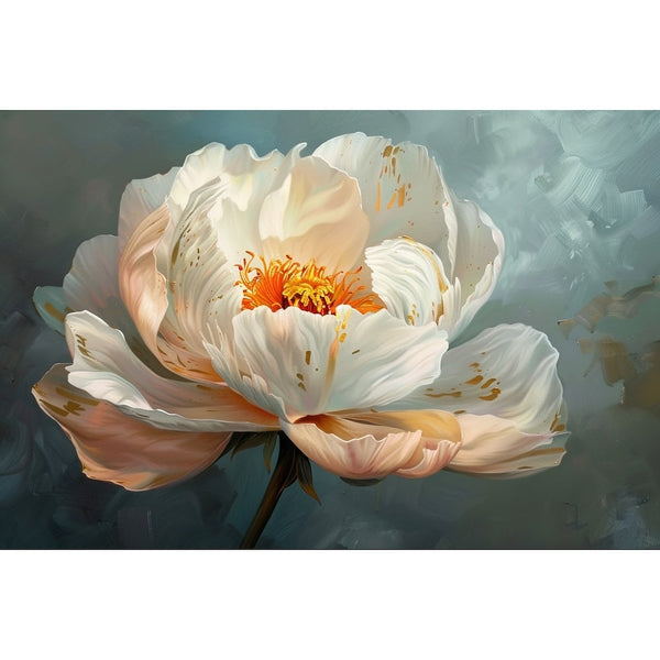 Tableau de Fleur Beige