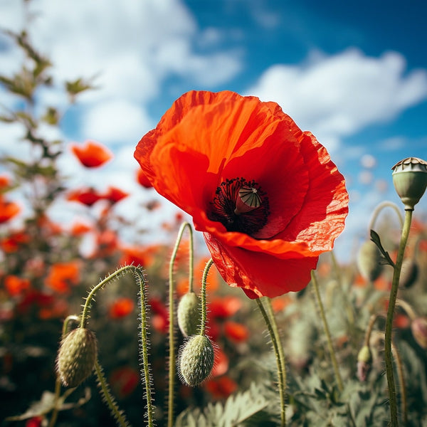 Tableau de Fleur Coquelicot