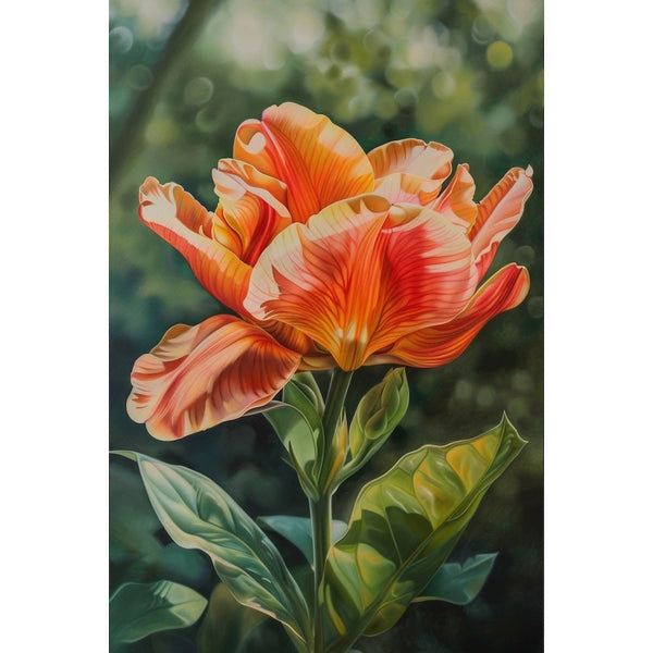 Tableau de Fleur en Métal