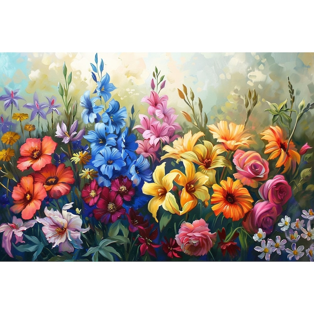 Tableau de Fleurs Impressionistes