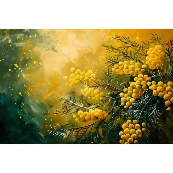Tableau de Fleurs Jaunes