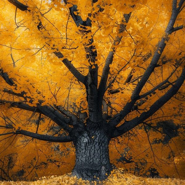 Tableau Ginkgo Biloba, art mural décoration nature