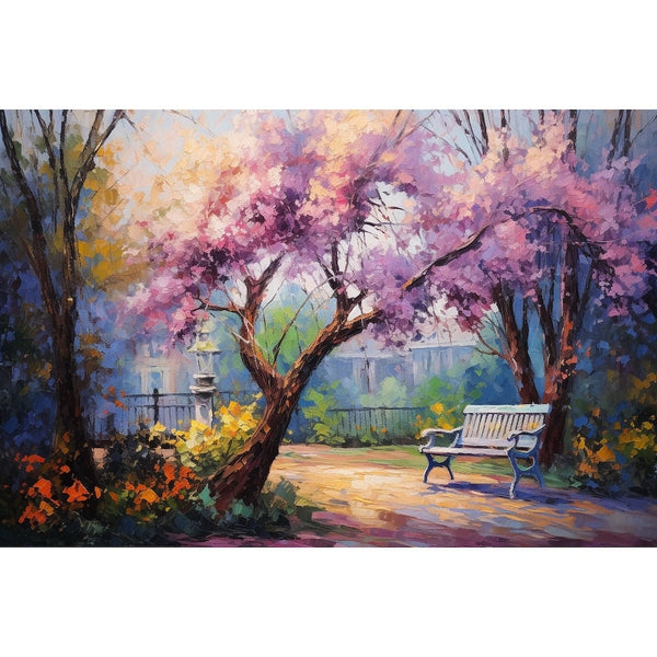 Tableau de Jardin Fleuri