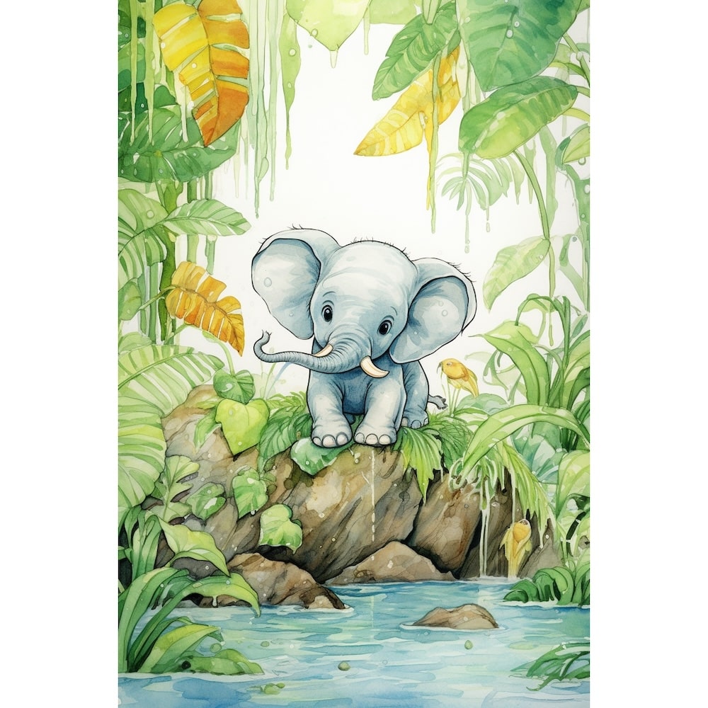 Tableau Jungle Pour Bébé