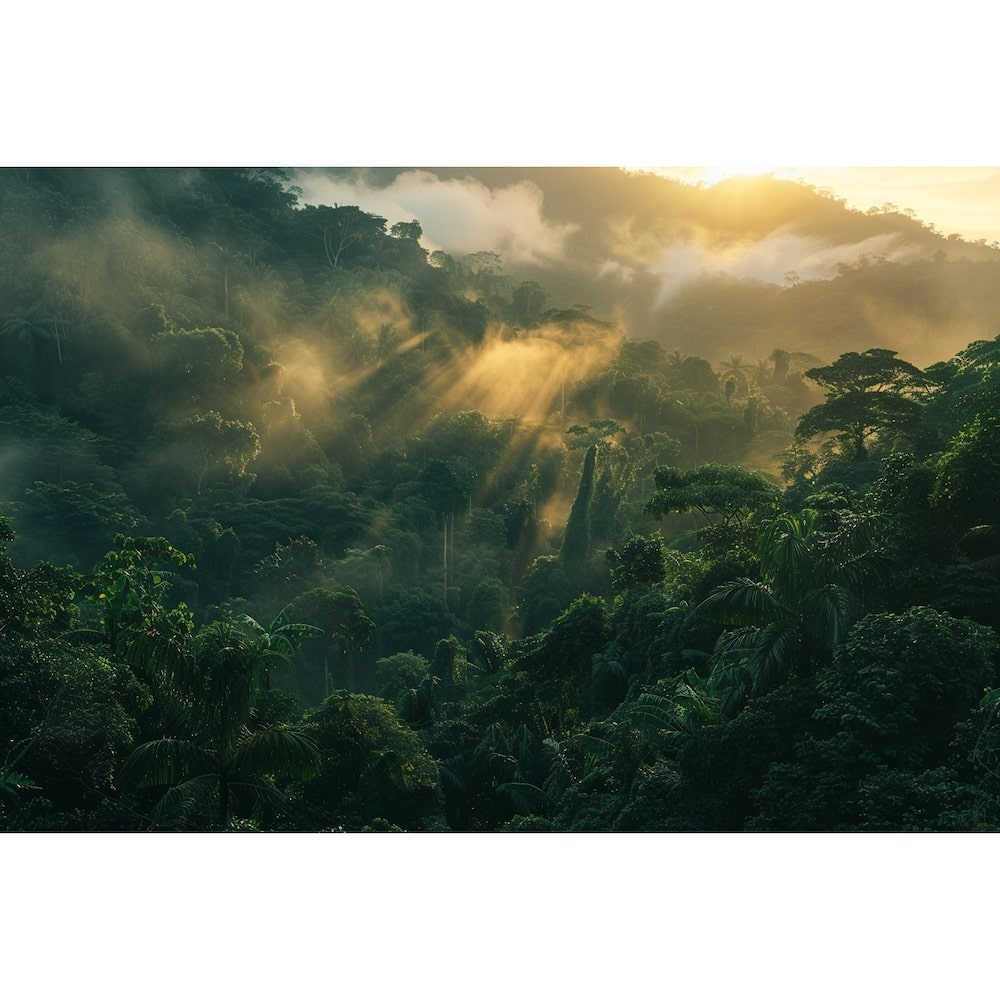 Tableau de Jungle Tropicale