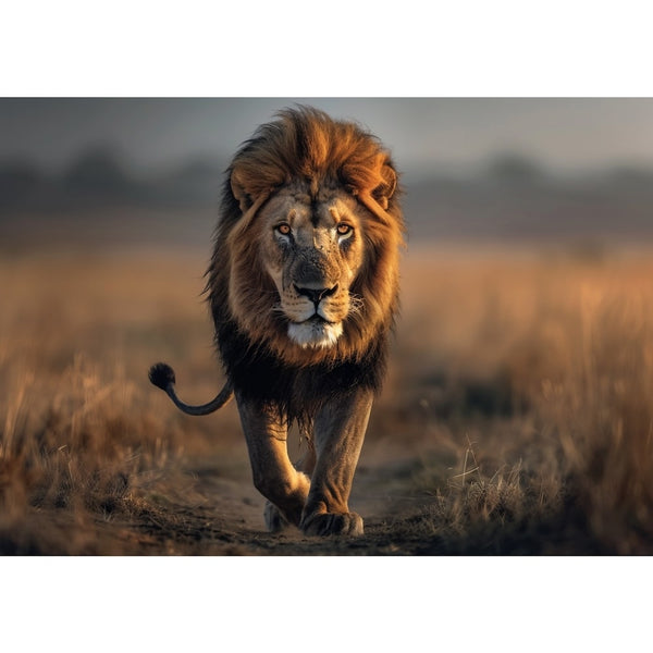 Tableau Lion Grand Format, art mural décoration nature