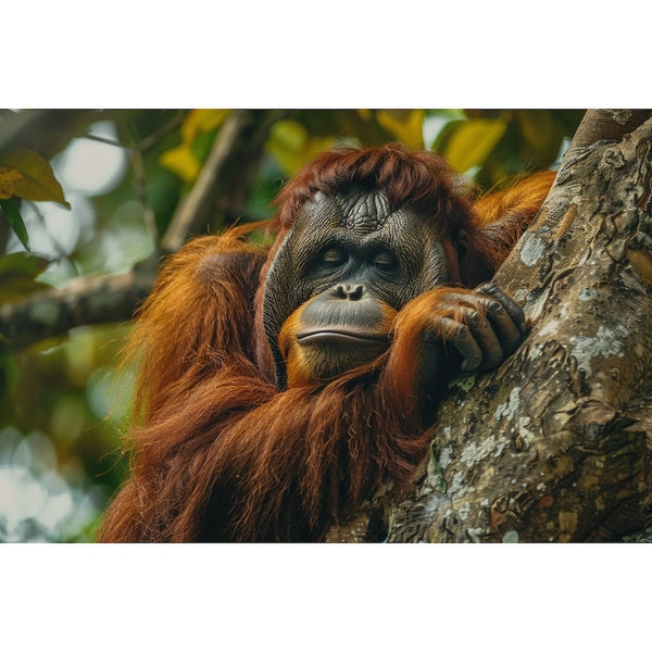 Tableau Orang-Outan, art mural décoration nature