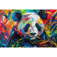 Thumbnail for Tableau de Panda Multicolore