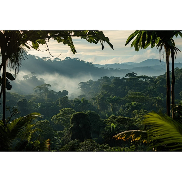 Tableau Paysage Tropical, art mural décoration nature