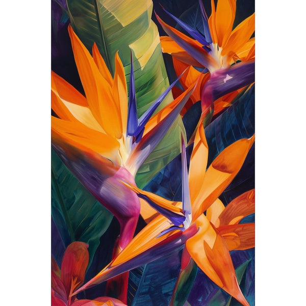 Tableau Peinture de Fleurs Exotiques