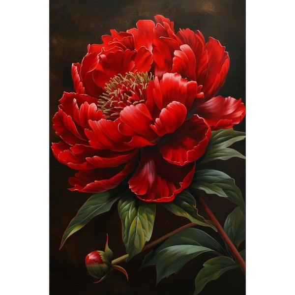 Tableau de Pivoine Rouge